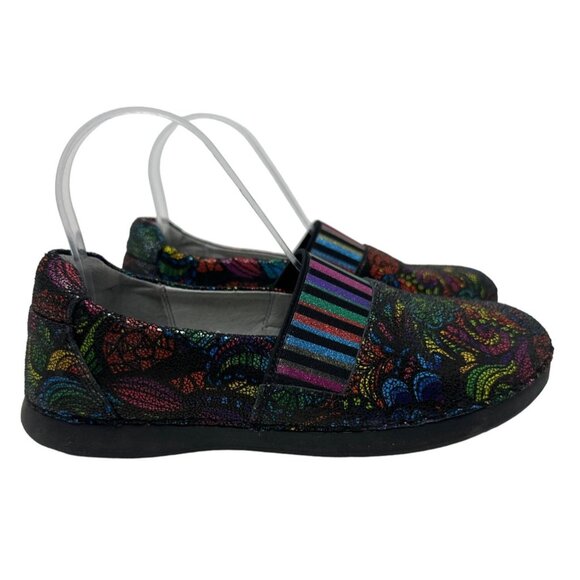 Alegria Glee Stained Glass Slip On Shoes Size 37 US 7-7.5 - Picture 1 of 11